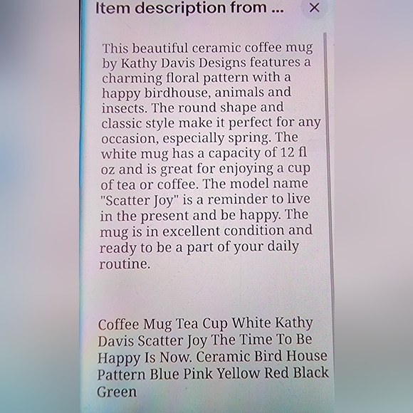 ☆Set of 4, Cathy Davis Design. Scatter Joy, The Time To Be Happy is Now.☆ - Picture 12 of 14